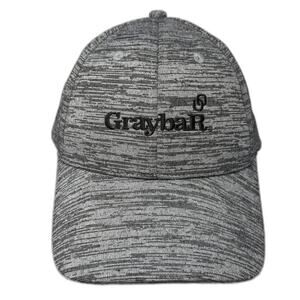 GraybaR Strapback Hat Gray One Size Adjustable Embroidered K-Products